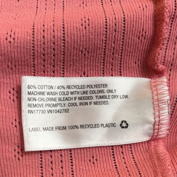 Colsie Pink Ribbed Tank Top - Picture 4 of 4